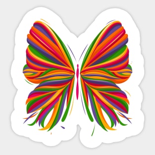 colorful butterfly Sticker